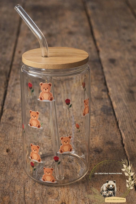 Verre "Mon ourson d’amour"