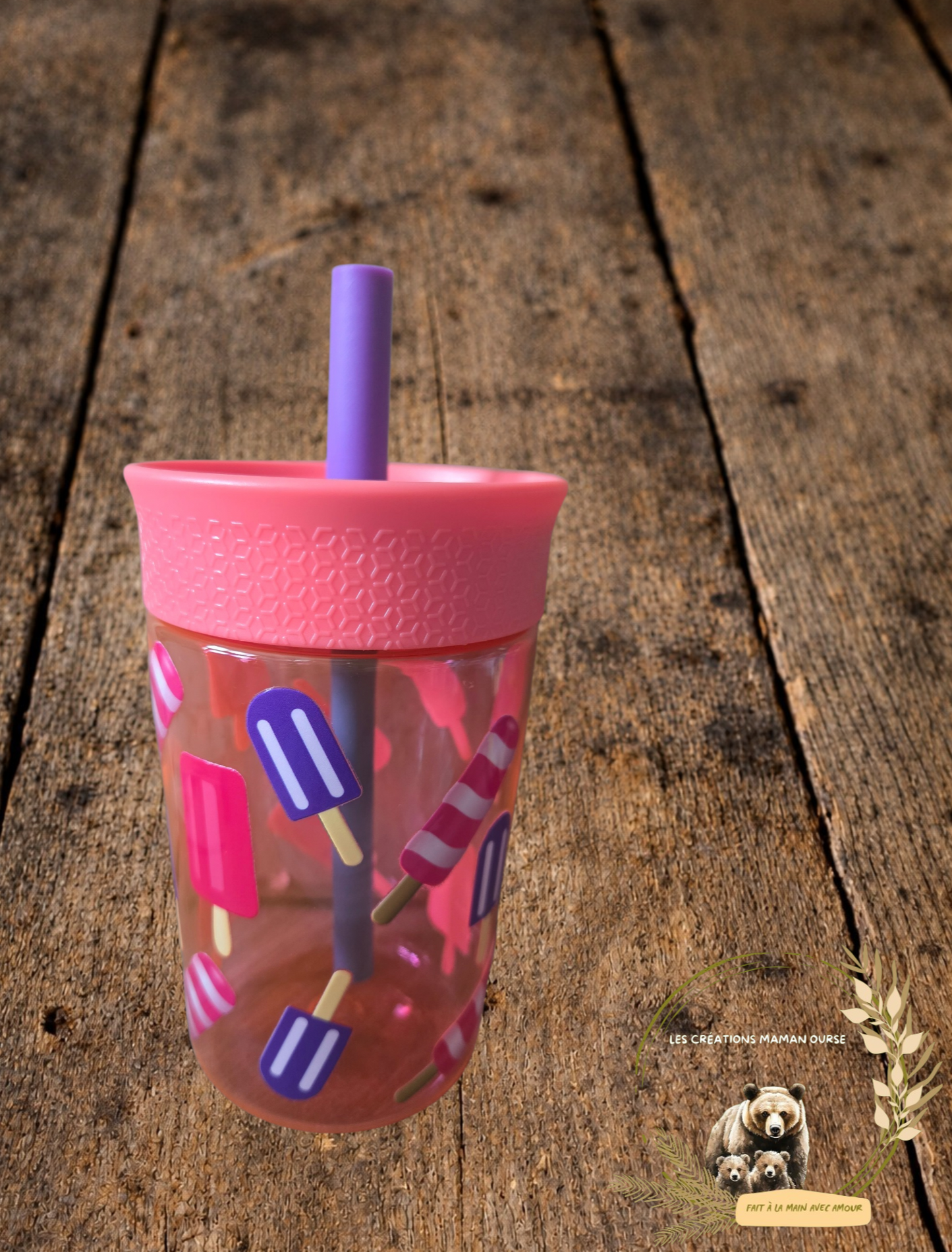 Verre anti-renversement "Popsicles"